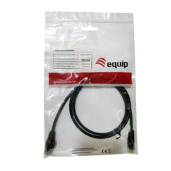 EQUIP - CAVO PATCH U/UTP CAT.6 250MHz NERO 1.5 metri