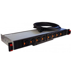 PDU SWITCHED 8 PRESE C13 CON MISURA CORRENTE ING, E SPEGNE SING. PRESA,3M CAVO SPINA C20