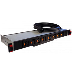 PDU SWITCHED 8 PRESE C13 CON MISURA CORRENTE ING, E SPEGNE SING. PRESA,3M CAVO SPINA C20