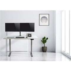 EQUIP - STAFFA DOPPIO MONITOR 13"-27" DA SCRIVANA, ARTICOLATA