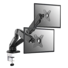 EQUIP - STAFFA DOPPIO MONITOR 17"-32" PAN & TILT DA SCRIVANIA