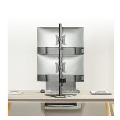 EQUIP - STAFFA DA SCRIVANIA DOPPIO MONITOR VERITICALE 17-32"