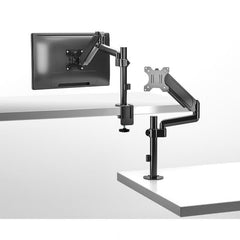 EQUIP - STAFFA MONITOR 17"-32" PAN & TILT DA SCRIVANIA, 360°DA TAVOLO/SCRIVANIA Girevole