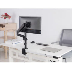 EQUIP - STAFFA MONITOR 17"-32" PAN & TILT DA SCRIVANIA, 360°DA TAVOLO/SCRIVANIA Girevole