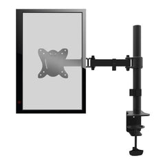 EQUIP - STAFFA MONITOR 13"-27" PAN & TILT ARTICOLATA DA SCRIVANIA, 360°