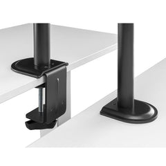 EQUIP - STAFFA QUADRUPLO MONITOR 17"-32" ARTICOLATA PAN & TILT DA SCRIVANIA, 360°