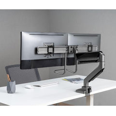 EQUIP - STAFFA DOPPIO MONITOR 17"-32" PAN & TILT DA SCRIVANIA