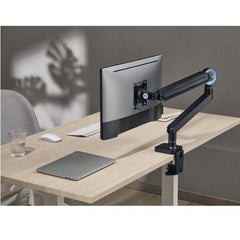EQUIP - STAFFA MONITOR 17"-35" "PREMIUM" PAN & TILT DA SCRIVANIA, NERO