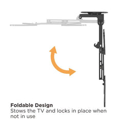 EQUIP - STAFFA TV 23"-55" PAN & TILT DA SOFFITTO
