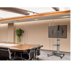 EQUIP - CARRELLO TV LFD 37"-70" PER MONTAGGIO A PAVIMENTO, Rotazione 90°
