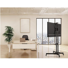 EQUIP - CARRELLO TV 37"-70" PER MONTAGGIO A PAVIMENTO MULTI FUNZIONALE