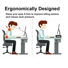 EQUIP - SUPPORTO ERGONOMICO PER MONITOR con USB (USB-A x 4, USB-C x 1)