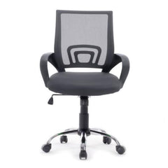 EQUIP - SEDIA DA UFFICIO IN RETE, Grigio scuro