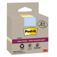 Post-it® Super Sticky carta riciclata - Value pack