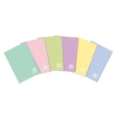 Quaderno ONE COLOR PASTELLO A4 - 4M senza marg. (conf.10)