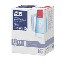 DISPENSER MINI PORTATILE STOP AZZURRO