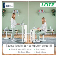 Leitz Ergo Scrivania Compatta Pieghevole Sit- Stand