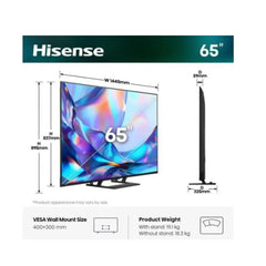 65 A79S QLED 4K ULTRA HD SMART VIDAA - STAND CENTRALE