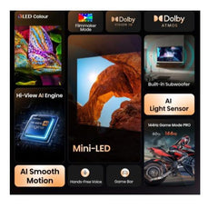 65 U79Q MINI LED 4K UHD SMART VIDAA REFRESH RATE 144HZ