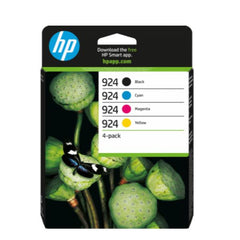 Confezione da 4 cartucce di inchiostro CMYK originali HP 924