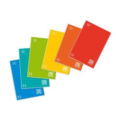Quaderno ONE COLOR A4 - 5M senza marg. (conf.10)