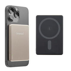 POWER BANK MAG SAFE Intenso MW 5000 mAh Ricarica Wireless Champagne