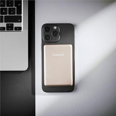 POWER BANK MAG SAFE Intenso MW 5000 mAh Ricarica Wireless Champagne