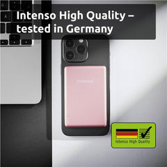 POWER BANK MAG SAFE Intenso MW 10000 mAh Ricarica Wireless Pink