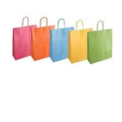 Florio - Shopper a fantasia assortito, 18x8x20, confezione da 25