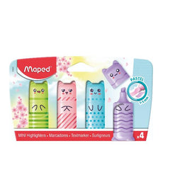 EVIDENZIATORE MINI PASTEL POCKET X4