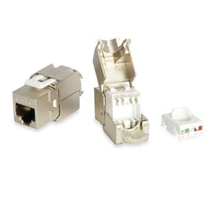EQUIP - PRESA KEYSTONE CAT.6 SCHERMATA Toolfree LSA, 8pz/confez.