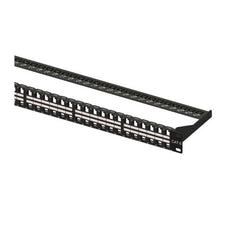 EQUIP - PATCH PANEL 48-PORTE KEYSTONE NON SCHERMATO 19" 1U, Nero