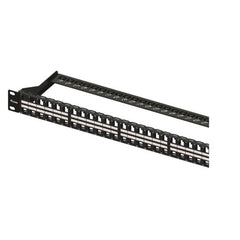 EQUIP - PATCH PANEL 48-PORTE KEYSTONE NON SCHERMATO 19" 1U, Nero