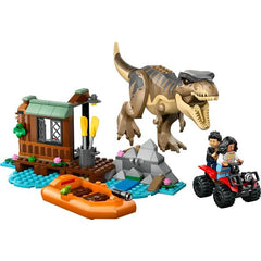 Fuga sul fiume dal T. rex