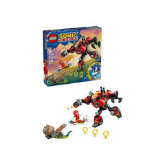 Knuckles vs. il Mech Egg Crusher del Dr. Eggman