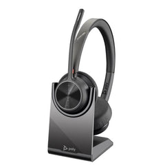 Cuffie HP Poly Voyager 4320 UC Stereo USB-A Headset +BT700 USB-A Adapter +Charging Stand