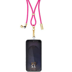 Cordino di ricarica USB-C e portacellulare 2 in 1 Neon Pink