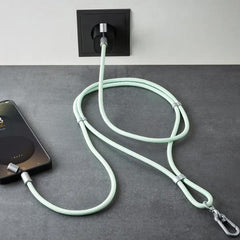 Cordino di ricarica USB-C e portacellulare 2 in 1 Green