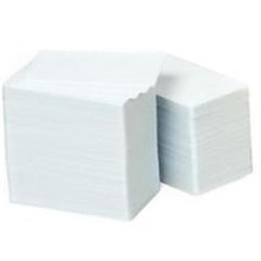 CARD,FOOD SAFE PVC,30 MIL,WHITE/WHITE,GLOSSY (500 BOX)