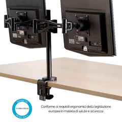 BRACCIO MONITOR DOPPIO - VISTA