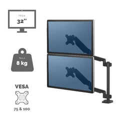 BRACCIO MONITOR DOPPIO VERTICALE PLATINUM SERIES