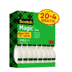 Scotch - Nastro adesivo value pack, 24 rotoli da 19 mm x 33 mm