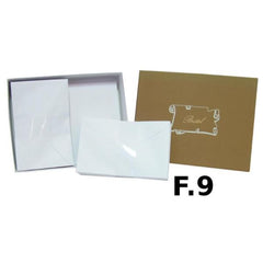 Scatola 100 biglietti + 100 buste – Bristol – bianco – 90x 140mm – Rex Sadoch