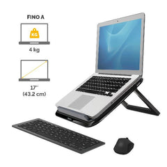 I-Spire Series™ Supporto Laptop Inclinabile - Nero