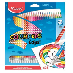PASTELLI CANCELLABILI OOPS – 24 PEZZI