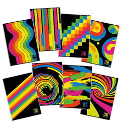 Quaderno BLACK FLUO A4 - 4M senza marg. (conf.10)
