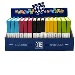 One Color Taccuino A6 Hard espositore 15 pz