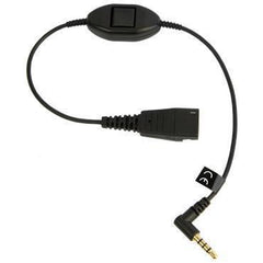 QD Cord to 3.5mm plug without call controller e.g. Blackberries, I-Phones