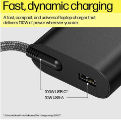 Adattatore di alimentazione HP 110 W USB-C e USB-A