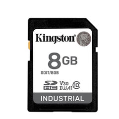 8GB SDHC Industrial -40C to 85C C10 UHS-I U3 V30 A1 pSLC